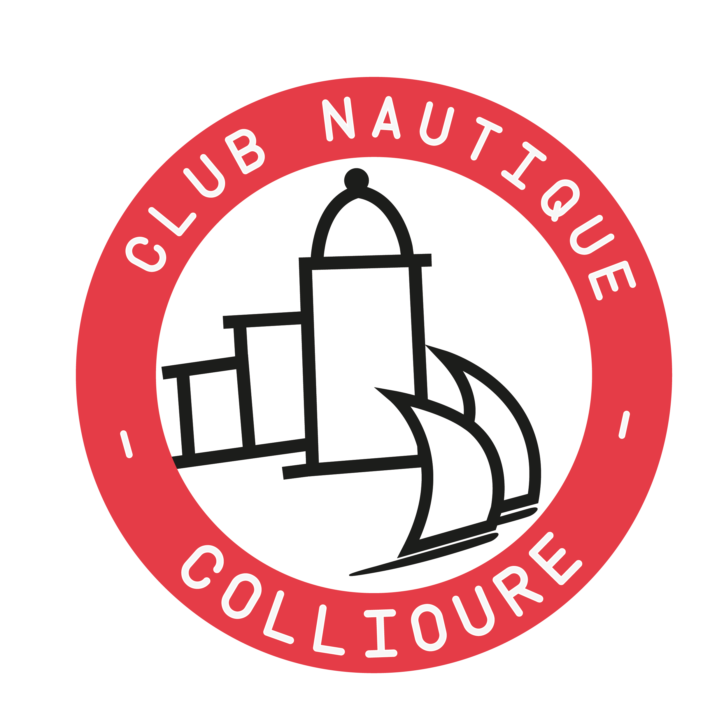 Logo du club nautique collioure